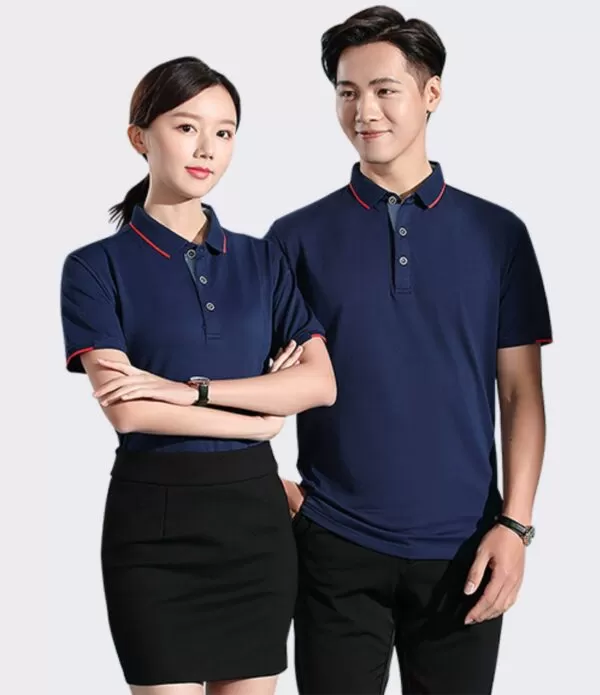 Áo đồng phục công ty màu xanh đen