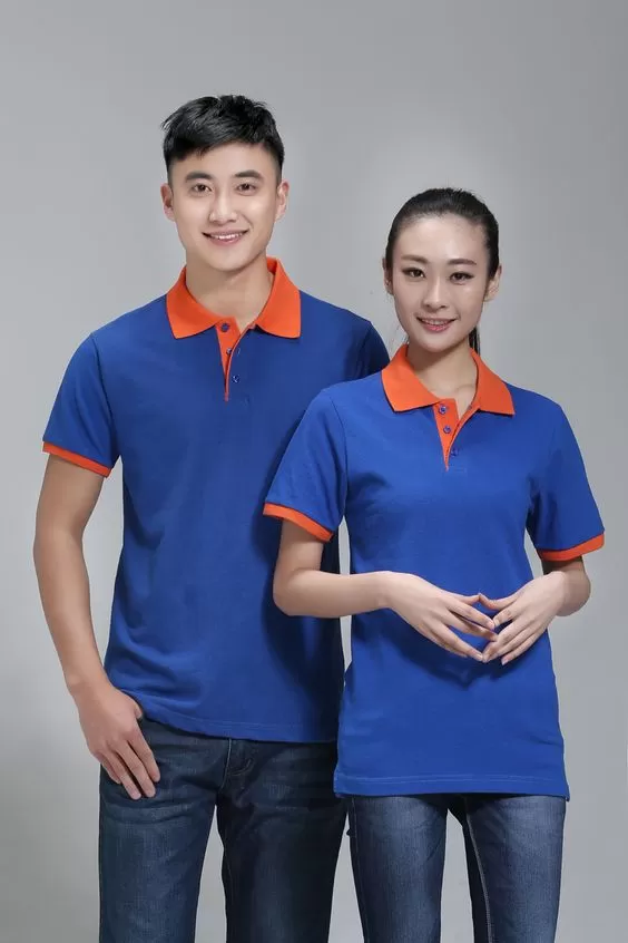Áo Thun Công Nhân Màu Xanh Bích
