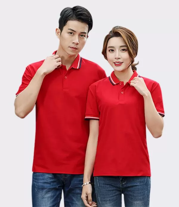 Áo thun đồng phục công ty màu đỏ