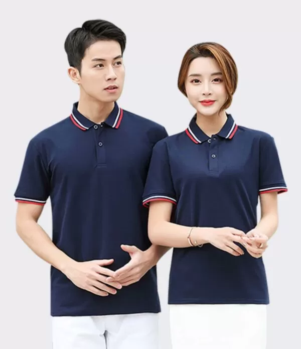 Áo thun đồng phục công ty màu xanh đen
