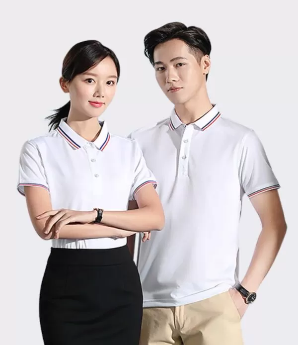 Áo thun đồng phục giá rẻ màu trắng