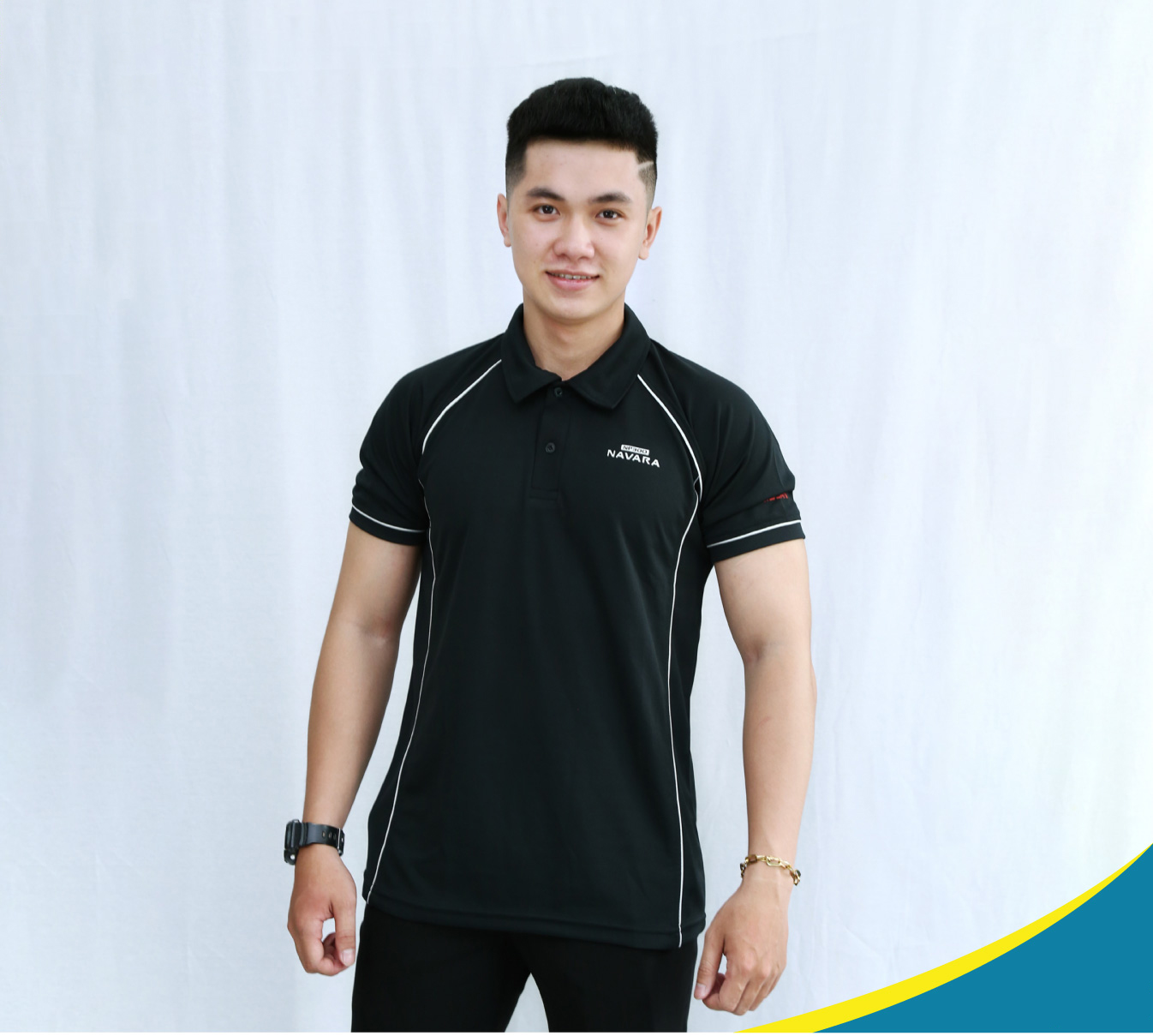 ÁO THUN THỂ THAO ĐEN ATTT04