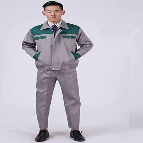 Quần áo bảo hộ kaki phối màu xanh xám nhập khẩu